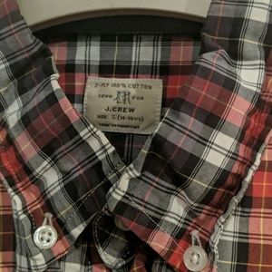 Mens Jcrew dress shirt plaid size small